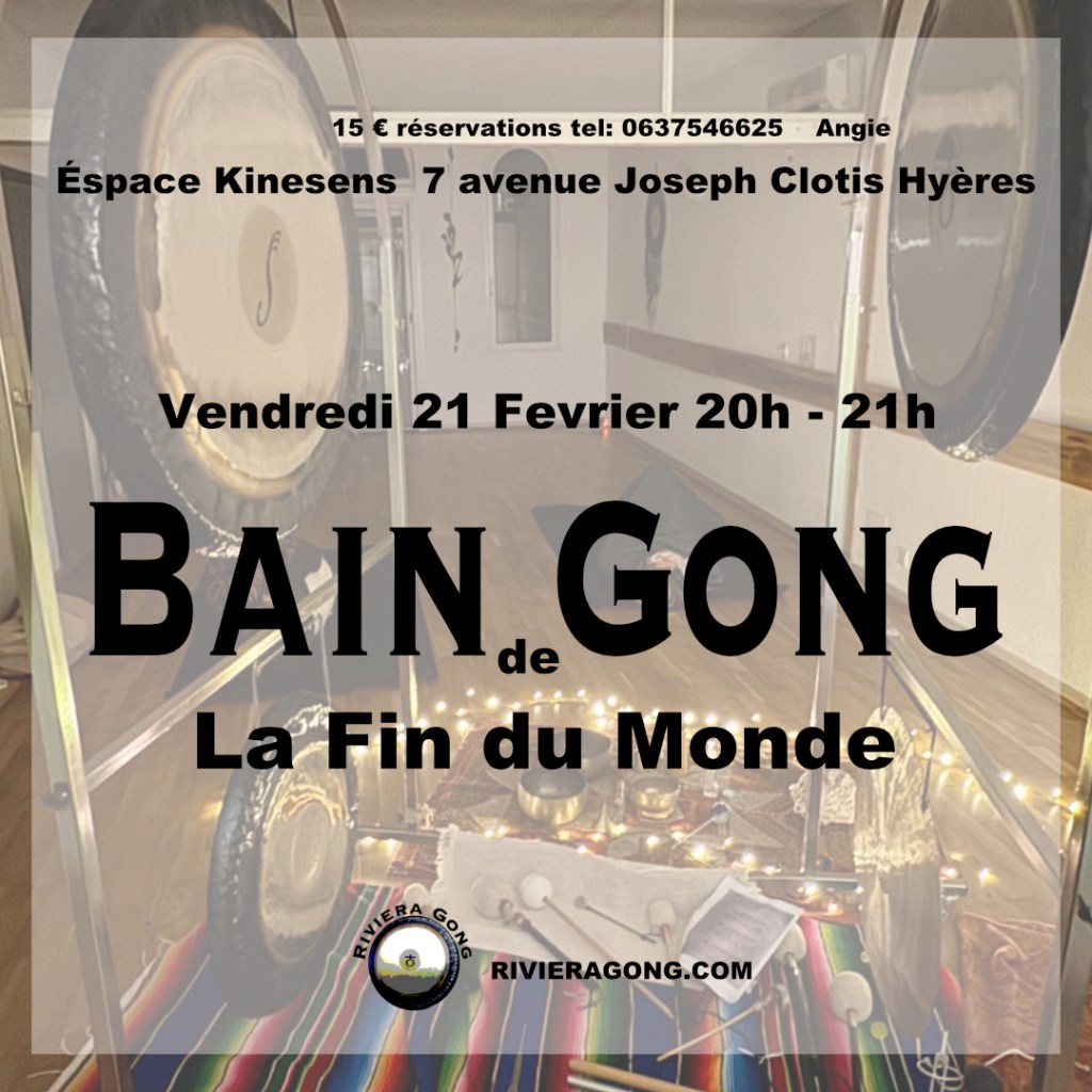 Gong bath for the end of the world