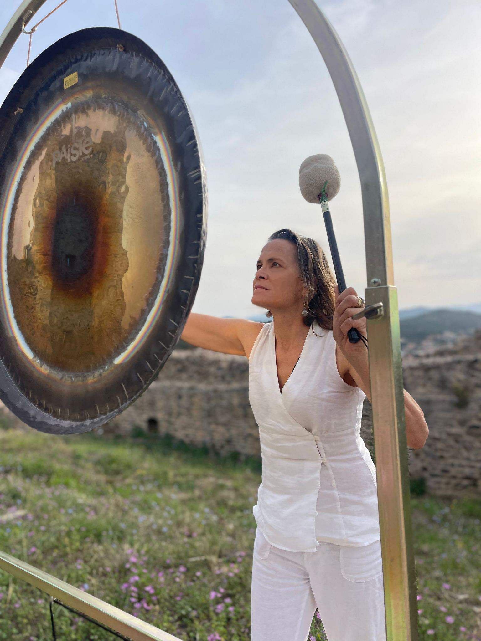Gong bath at the Castle in Hyeres