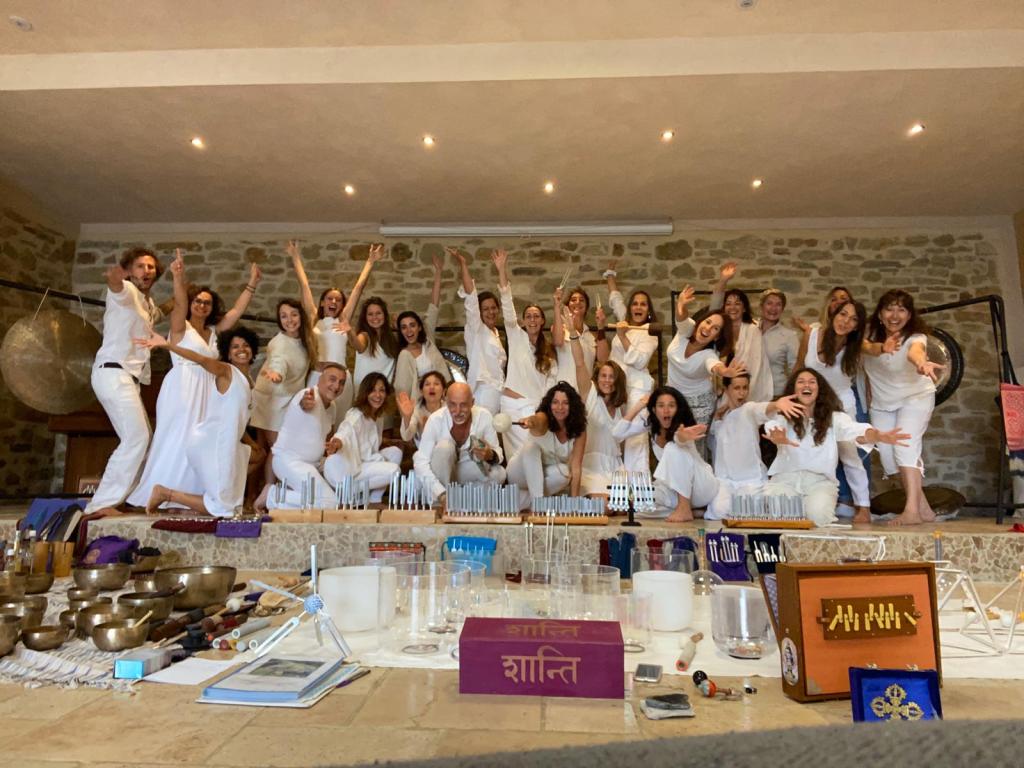 Gong workshop with Philippe Garnier, Angie Brooksby