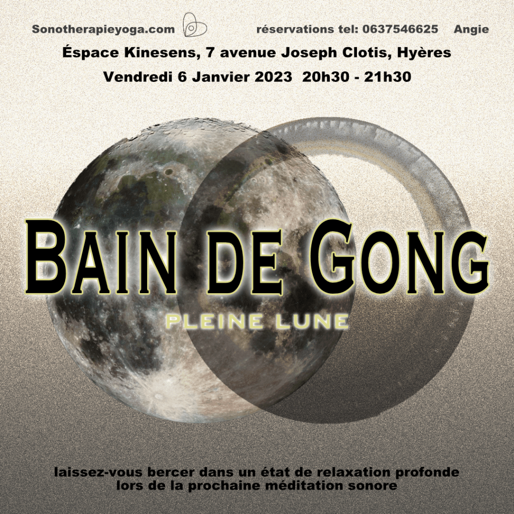 Gong Bath 2023 Hyères, French Riviera by Angie Brooksby