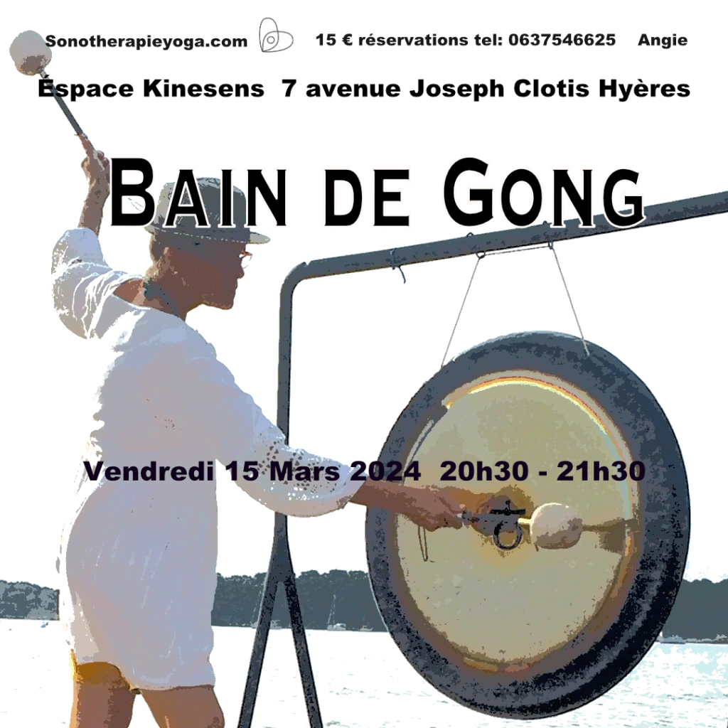 Gong Bath 2023 Hyères, French Riviera by Angie Brooksby