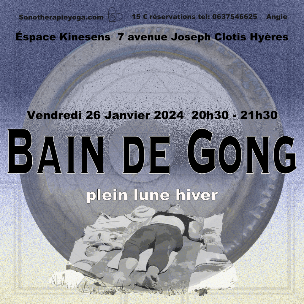 Gong Bath 2024 Hyères, French Riviera by Angie Brooksby