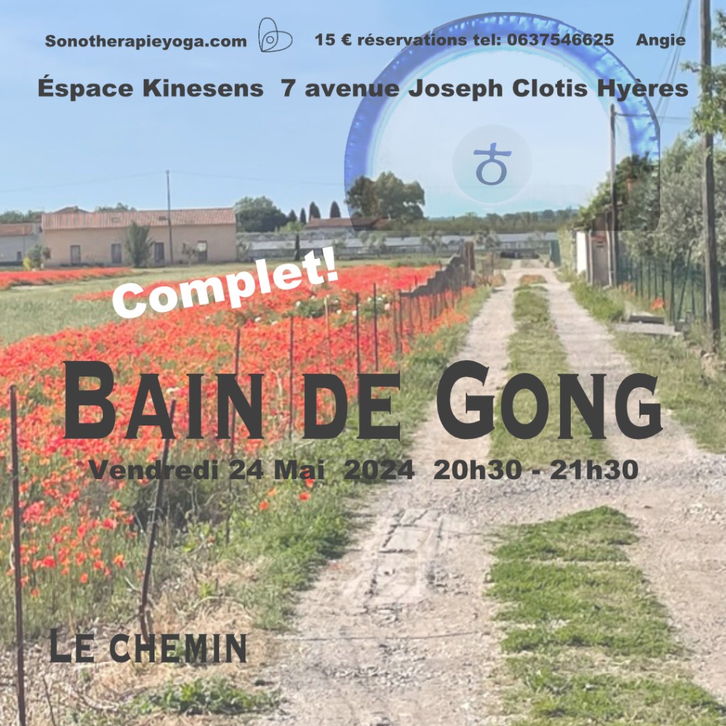 Gong Bath 2023 Hyères, French Riviera by Angie Brooksby