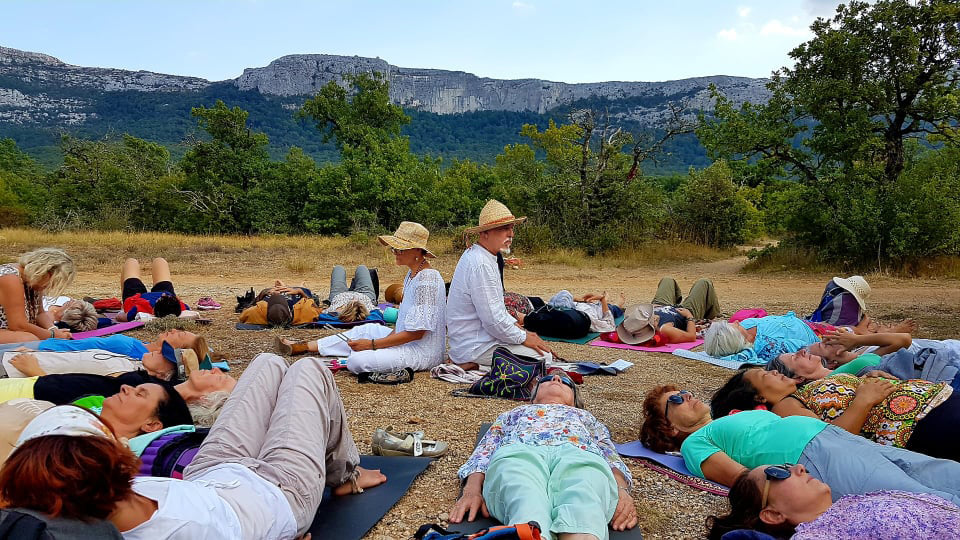 workshop at la Saint Baume with Philippe Garnier