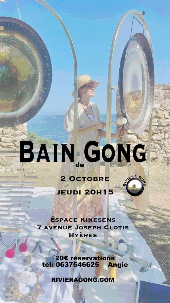 Bain de gong de Angie Brooksby Riviera Gong